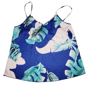 *2 Ekouaer XS camisole hawiian print adjustable straps pajama top
